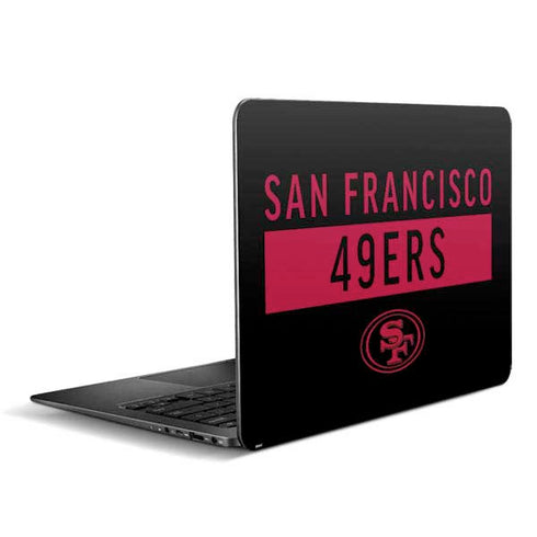 NFL San Francisco 49ers Black Performance Series Zenbook UX305FA 13.3in Skin