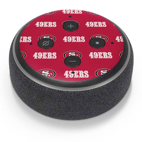 NFL San Francisco 49ers Blitz Series Amazon Echo Dot Skin