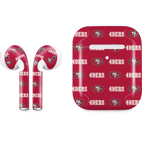 NFL San Francisco 49ers Blitz Series Apple AirPods 2 Skin