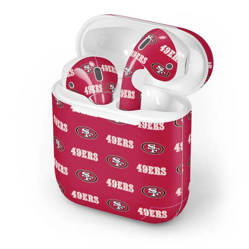 NFL San Francisco 49ers Blitz Series Apple AirPods Skin