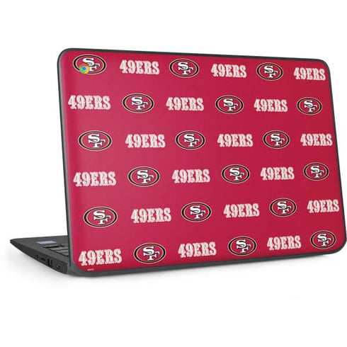 NFL San Francisco 49ers Blitz Series HP Chromebook Skin
