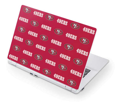 NFL San Francisco 49ers Blitz Series Acer Chromebook Skin