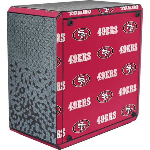 NFL San Francisco 49ers Blitz Series Cooler Master MasterBox Q300L Mini Tower Skin