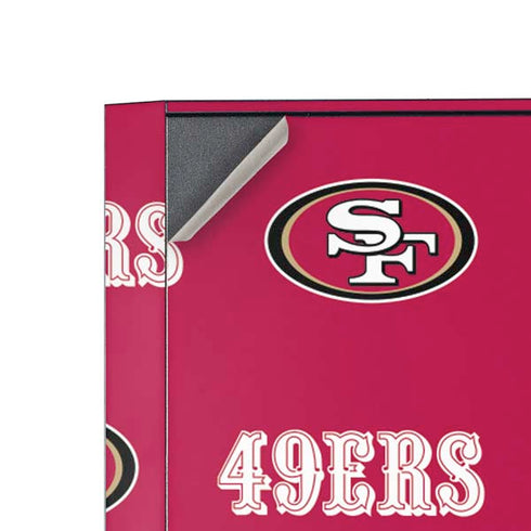 NFL San Francisco 49ers Blitz Series Corsair 4000D Tempered Glass Mid-Tower ATX Case Skin