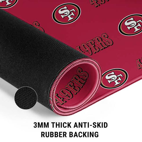 NFL San Francisco 49ers Blitz Series Gaming Mouse Pad