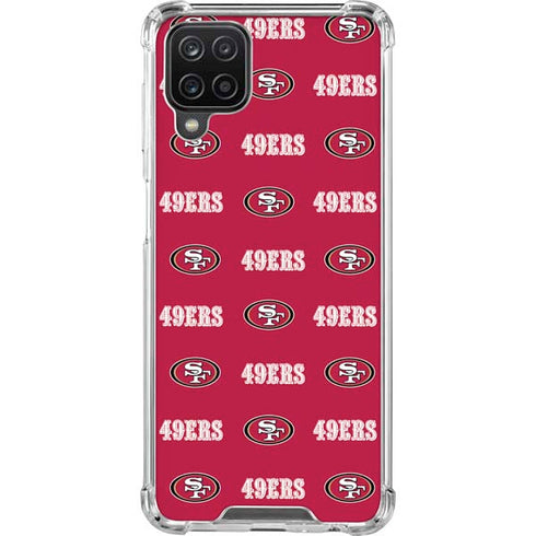NFL San Francisco 49ers Blitz Series Galaxy A12 Clear Case