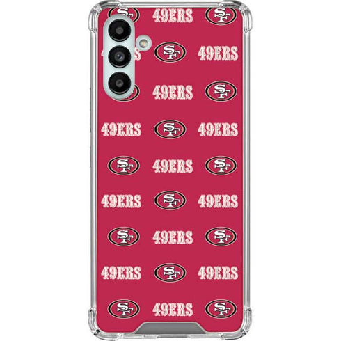 NFL San Francisco 49ers Blitz Series Galaxy A13 5G Clear Case