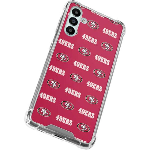 NFL San Francisco 49ers Blitz Series Galaxy A13 5G Clear Case