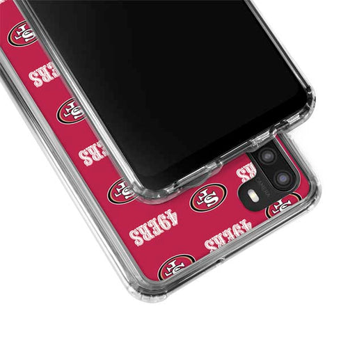 NFL San Francisco 49ers Blitz Series Galaxy A21 Clear Case