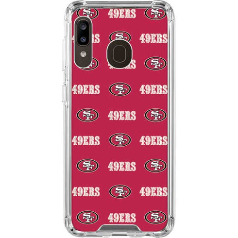 NFL San Francisco 49ers Blitz Series Galaxy A30 Clear Case
