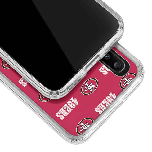 NFL San Francisco 49ers Blitz Series Galaxy A30 Clear Case