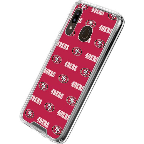 NFL San Francisco 49ers Blitz Series Galaxy A30 Clear Case