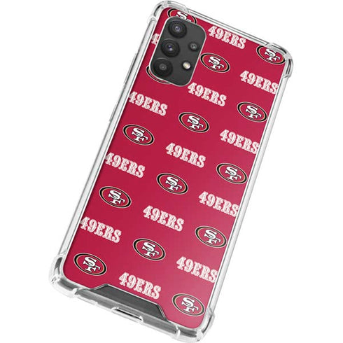 NFL San Francisco 49ers Blitz Series Galaxy A32 5G Clear Case