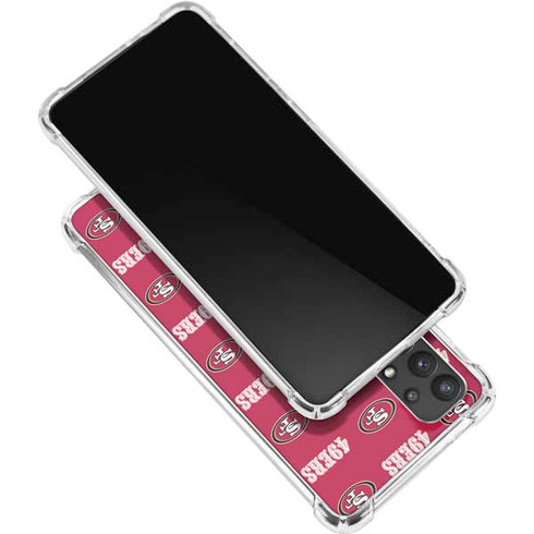 NFL San Francisco 49ers Blitz Series Galaxy A32 5G Clear Case
