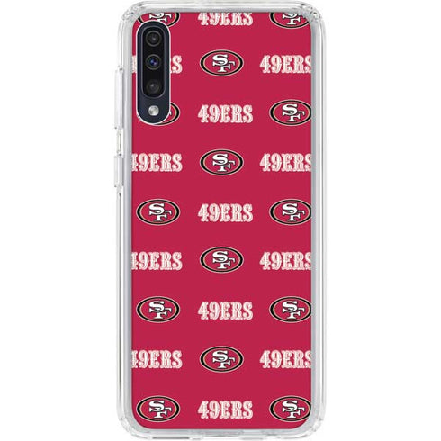 NFL San Francisco 49ers Blitz Series Galaxy A50 Clear Case