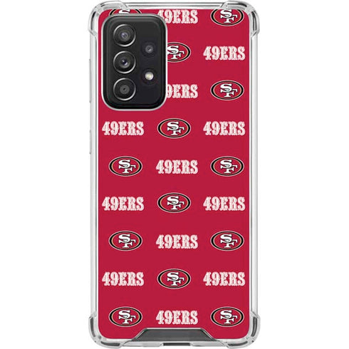 NFL San Francisco 49ers Blitz Series Galaxy A52 5G Clear Case