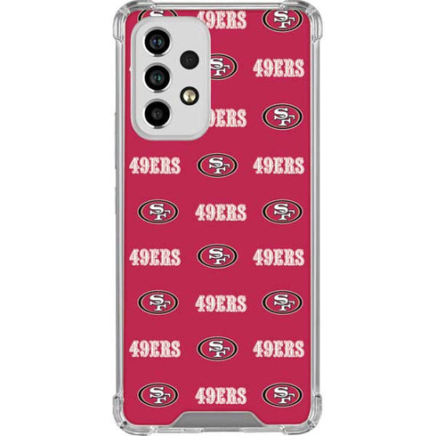 NFL San Francisco 49ers Blitz Series Galaxy A53 5G Clear Case