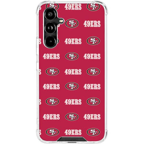 NFL San Francisco 49ers Blitz Series Galaxy A54 5G Clear Case
