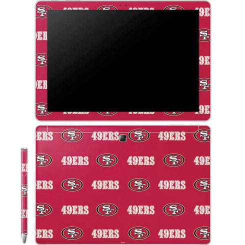 NFL San Francisco 49ers Blitz Series Galaxy Book 12in Skin