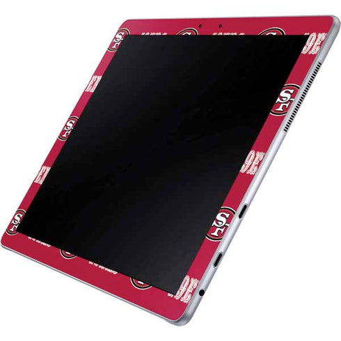 NFL San Francisco 49ers Blitz Series Galaxy Book 12in Skin