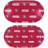 NFL San Francisco 49ers Blitz Series Galaxy Buds Plus Skin
