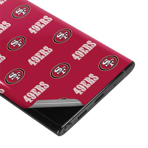 NFL San Francisco 49ers Blitz Series Galaxy Note 10 Plus Skin