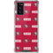 NFL San Francisco 49ers Blitz Series Galaxy Note20 5G Clear Case