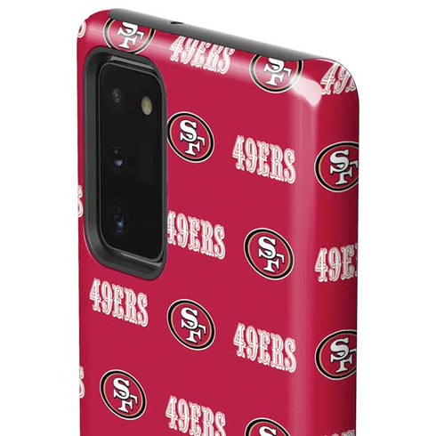 NFL San Francisco 49ers Blitz Series Galaxy Note20 5G Pro Case