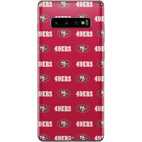 NFL San Francisco 49ers Blitz Series Galaxy S10 Plus Skin