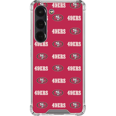 NFL San Francisco 49ers Blitz Series Galaxy S23 Clear Case
