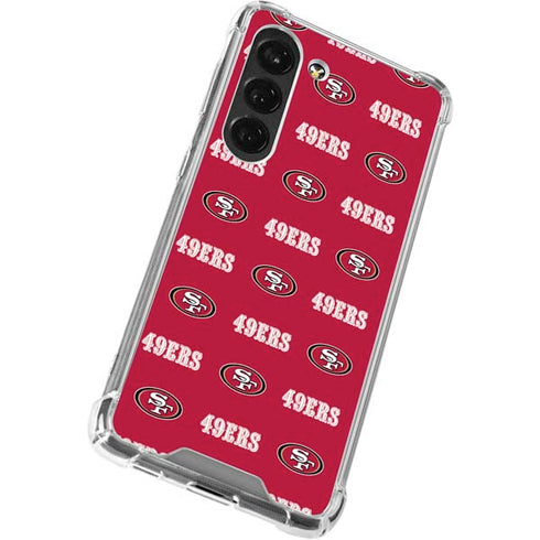 NFL San Francisco 49ers Blitz Series Galaxy S23 Clear Case