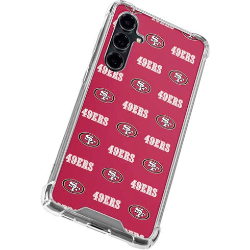 NFL San Francisco 49ers Blitz Series Galaxy S23 FE Clear Case