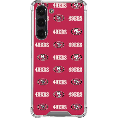 NFL San Francisco 49ers Blitz Series Galaxy S23 Plus Clear Case