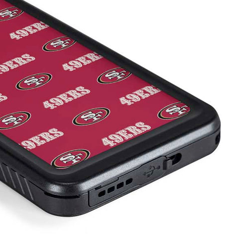 NFL San Francisco 49ers Blitz Series Galaxy S23 Plus Waterproof Case