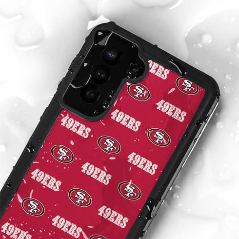 NFL San Francisco 49ers Blitz Series Galaxy S23 Plus Waterproof Case