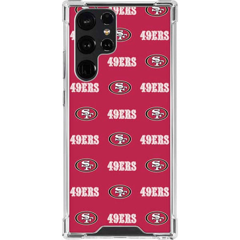 NFL San Francisco 49ers Blitz Series Galaxy S24 Ultra Clear Case