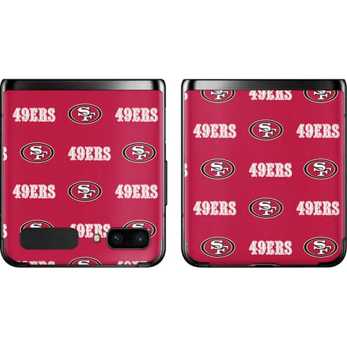 NFL San Francisco 49ers Blitz Series Galaxy Z Flip Skin