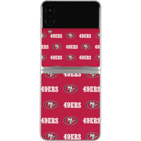NFL San Francisco 49ers Blitz Series Galaxy Z Flip3 5G Skin