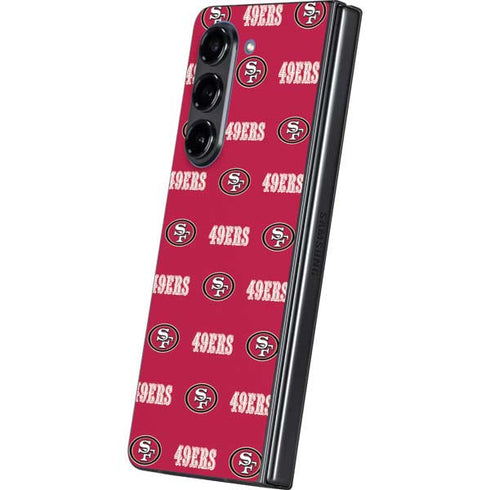 NFL San Francisco 49ers Blitz Series Galaxy Z Fold5 5G Skin