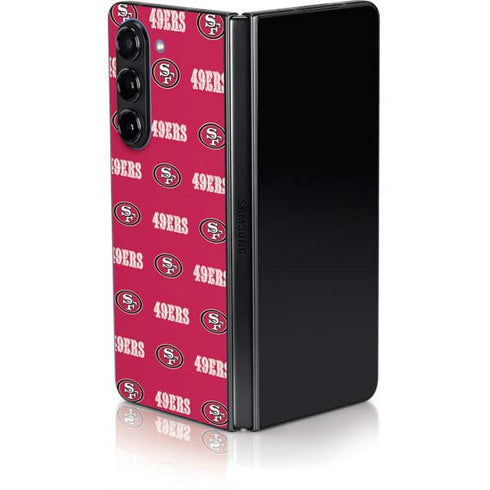 NFL San Francisco 49ers Blitz Series Galaxy Z Fold5 5G Skin