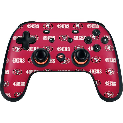 NFL San Francisco 49ers Blitz Series Google Stadia Controller Skin
