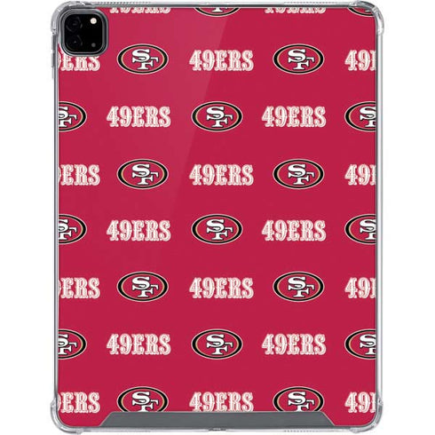 NFL San Francisco 49ers Blitz Series iPad Pro 12.9in (2020) Clear Case