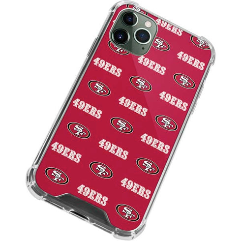 NFL San Francisco 49ers Blitz Series iPhone 12 Pro Clear Case