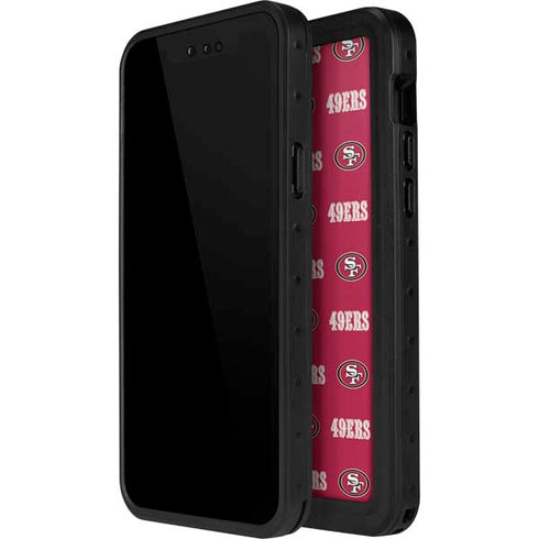 NFL San Francisco 49ers Blitz Series iPhone 12 Pro Waterproof Case