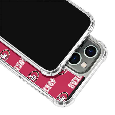 NFL San Francisco 49ers Blitz Series iPhone 13 Pro Max Clear Case