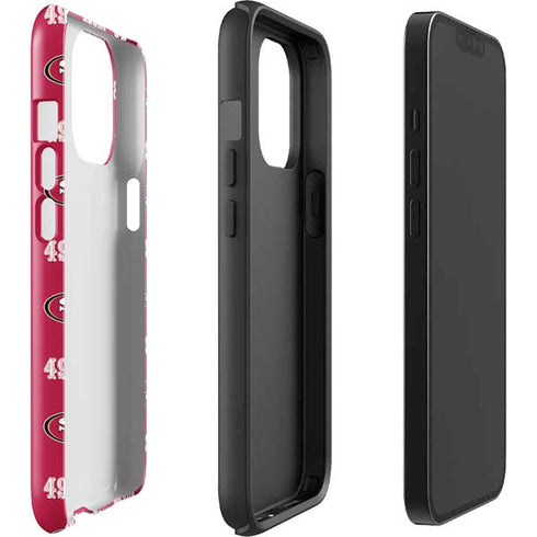 NFL San Francisco 49ers Blitz Series iPhone 13 Pro Max Impact Case