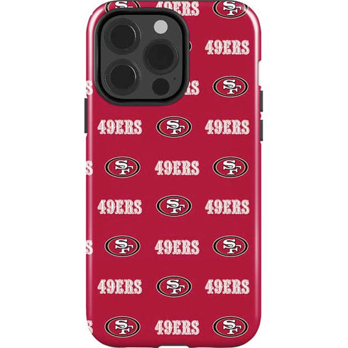 NFL San Francisco 49ers Blitz Series iPhone 15 Pro Impact Case