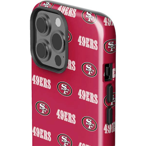 NFL San Francisco 49ers Blitz Series iPhone 15 Pro Max Impact Case