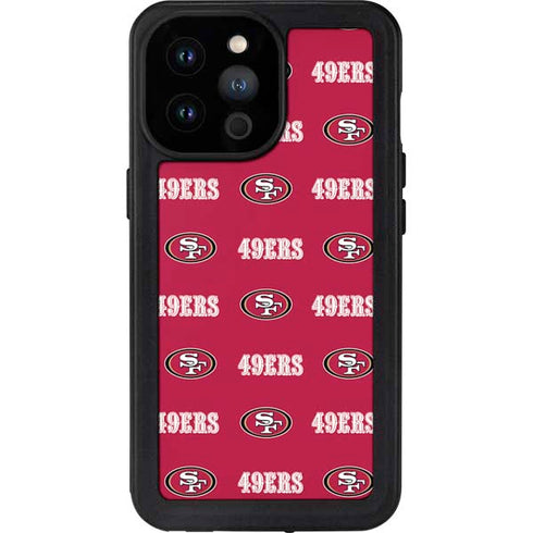 NFL San Francisco 49ers Blitz Series iPhone 14 Pro Max Waterproof Case