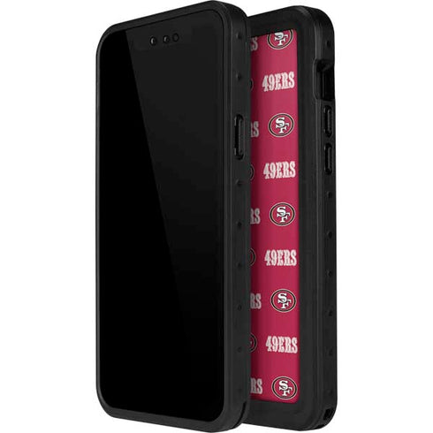 NFL San Francisco 49ers Blitz Series iPhone 14 Pro Max Waterproof Case